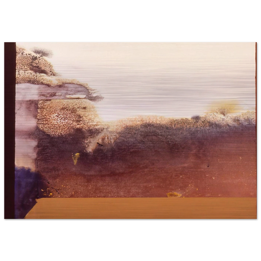 Lost In Rio De Janiero - Lyrical Abstraction - Ronnie Landfield Brushed Aluminum Print - 70x100 cm / 28x40 inches | Ronnie Landfield Aluminum Print | Ronnie Landfield Prints