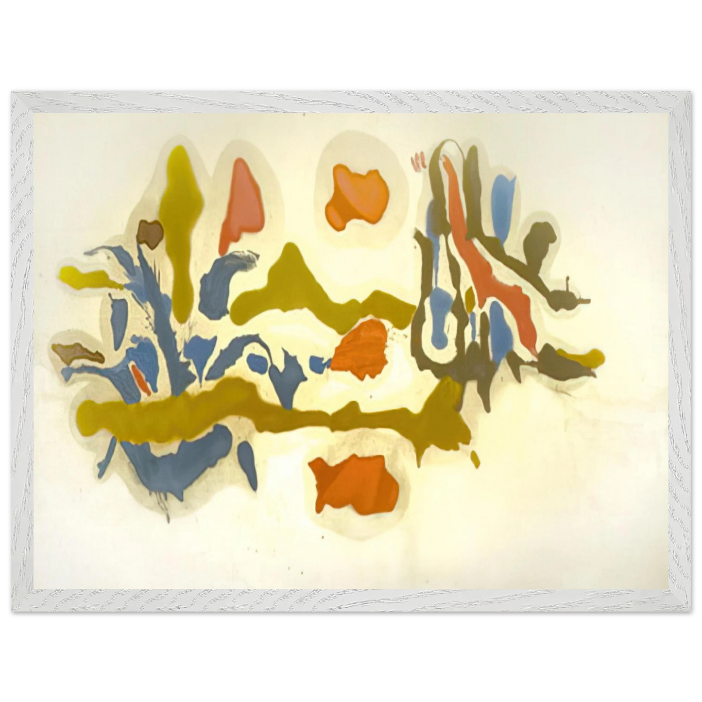 Helen Frankenthaler - Seascape with Dunes - 1962 Wall art - 40x50 cm / 16x20 inches - Fine Art Poster - -