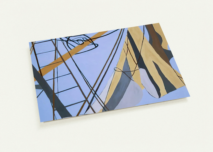 Corpus Christi - 1975 By Ralston Crawford Pack of 10 Post Cards | Ralston Crawford Post Cards | A6 (10.5 x 14.8 cm) - 4.1 x 5.8 inches