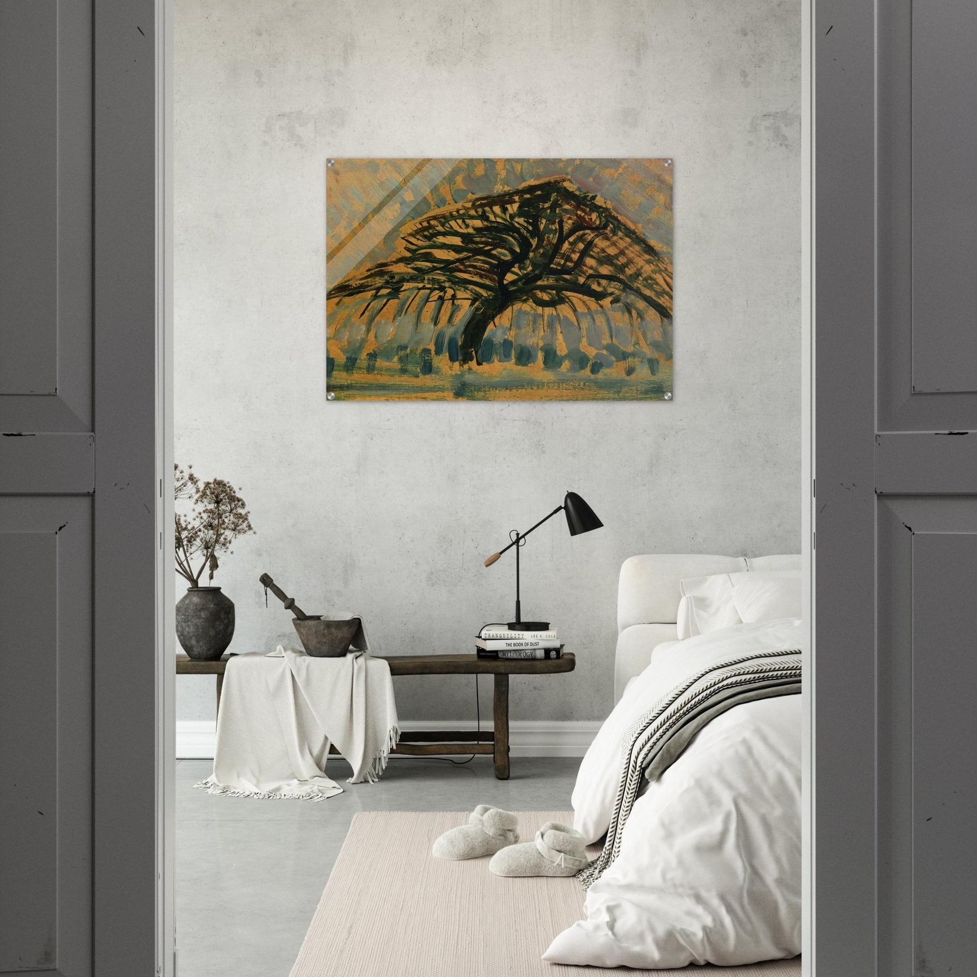 Study for Blue Apple Tree Series - Piet Mondrian Acrylic Print - 70x100 cm / 28x40″ inches