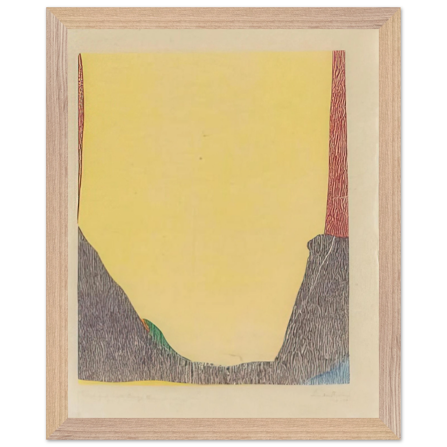 Helen Frankenthaler - East and Beyond - 1973 Wall art - 40x50 cm / 16x20 inches - Fine Art Poster - -