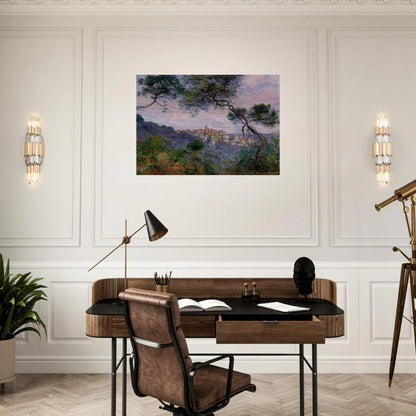 Bordighera, Italy - claude monet Brushed Aluminum Print - 70x100 cm / 28x40 inches | claude monet Aluminum Print | claude monet Prints