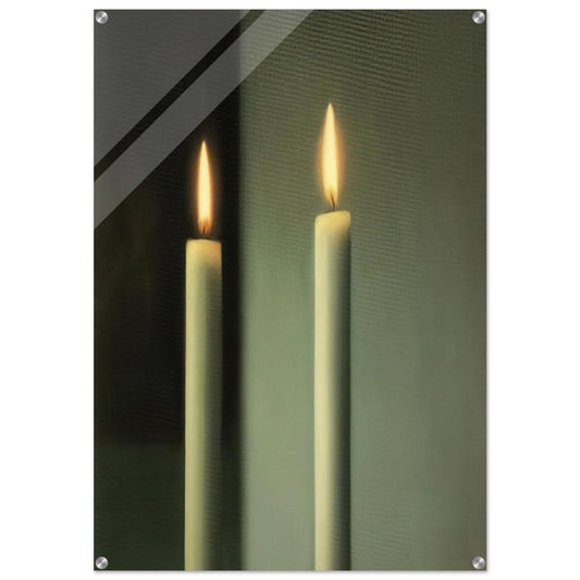 CANDLES - Gerhard Richter Acrylic Print - 70x100 cm / 28x40″ inches