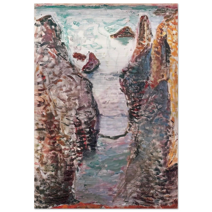 CIFFS BELLE ILE 1897 - Henri Matisse Brushed Aluminum Print - 70x100 cm / 28x40 inches | Henri Matisse Aluminum Print | Henri Matisse Prints