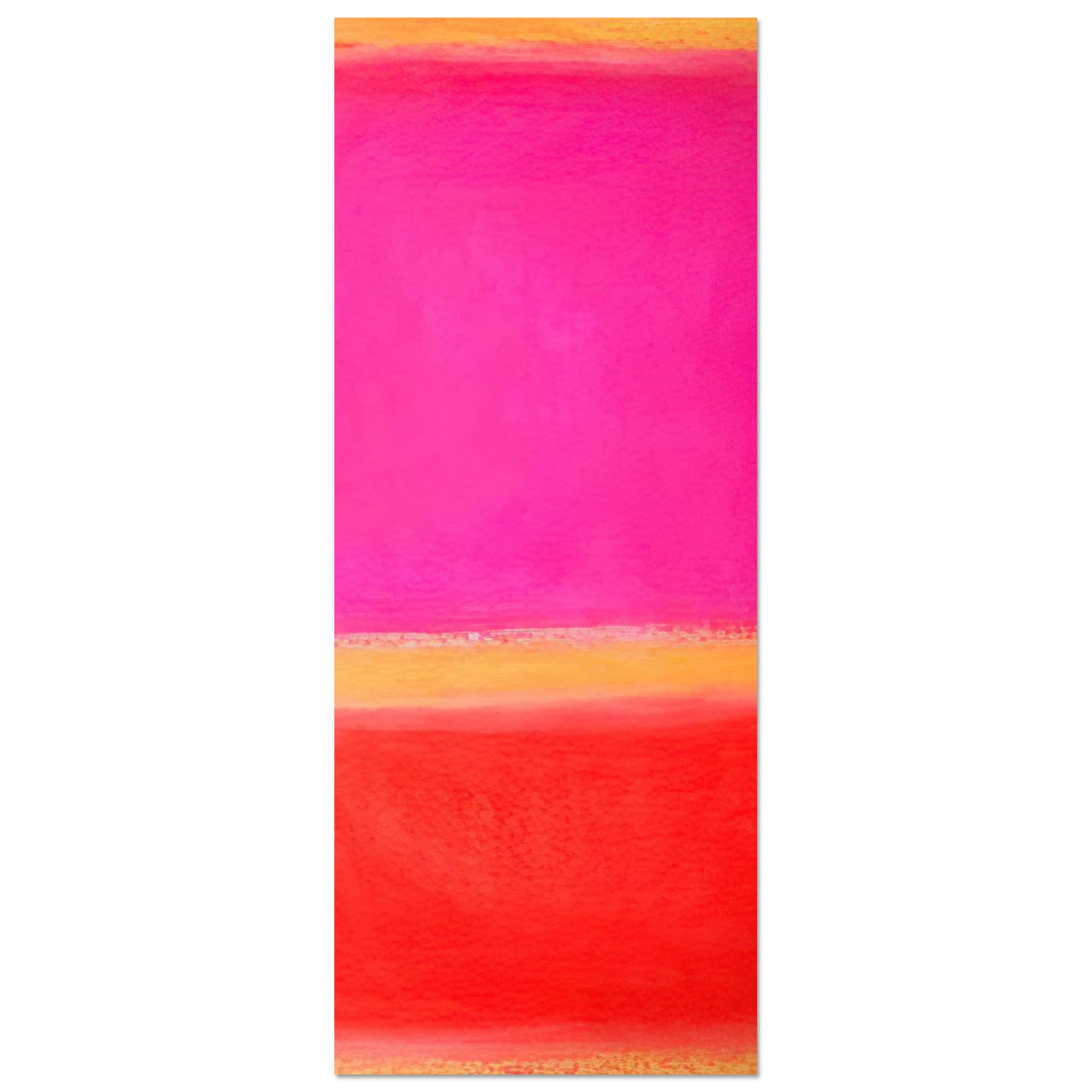 Helen Frankenthaler - Untitled - Color Field Painting Wall art - 13x18 cm / 5x7 inches - Premium Wooden Framed Poster With Fine Art Paper - Wood frame