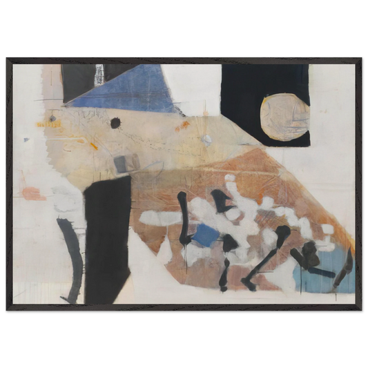 Solstice - 1954 - Kenzo Okada Framed Art Print – Black Wooden Frame - Default Title - -Framed Art Print