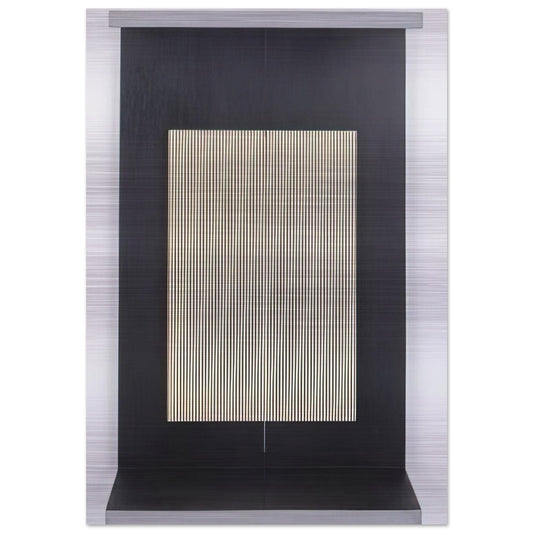 LIGHT TRAP 1965 - Jesus Rafael Soto Brushed Aluminum Print - 70x100 cm / 28x40 inches | Jesus Rafael Soto Aluminum Print | Jesus Rafael Soto Prints