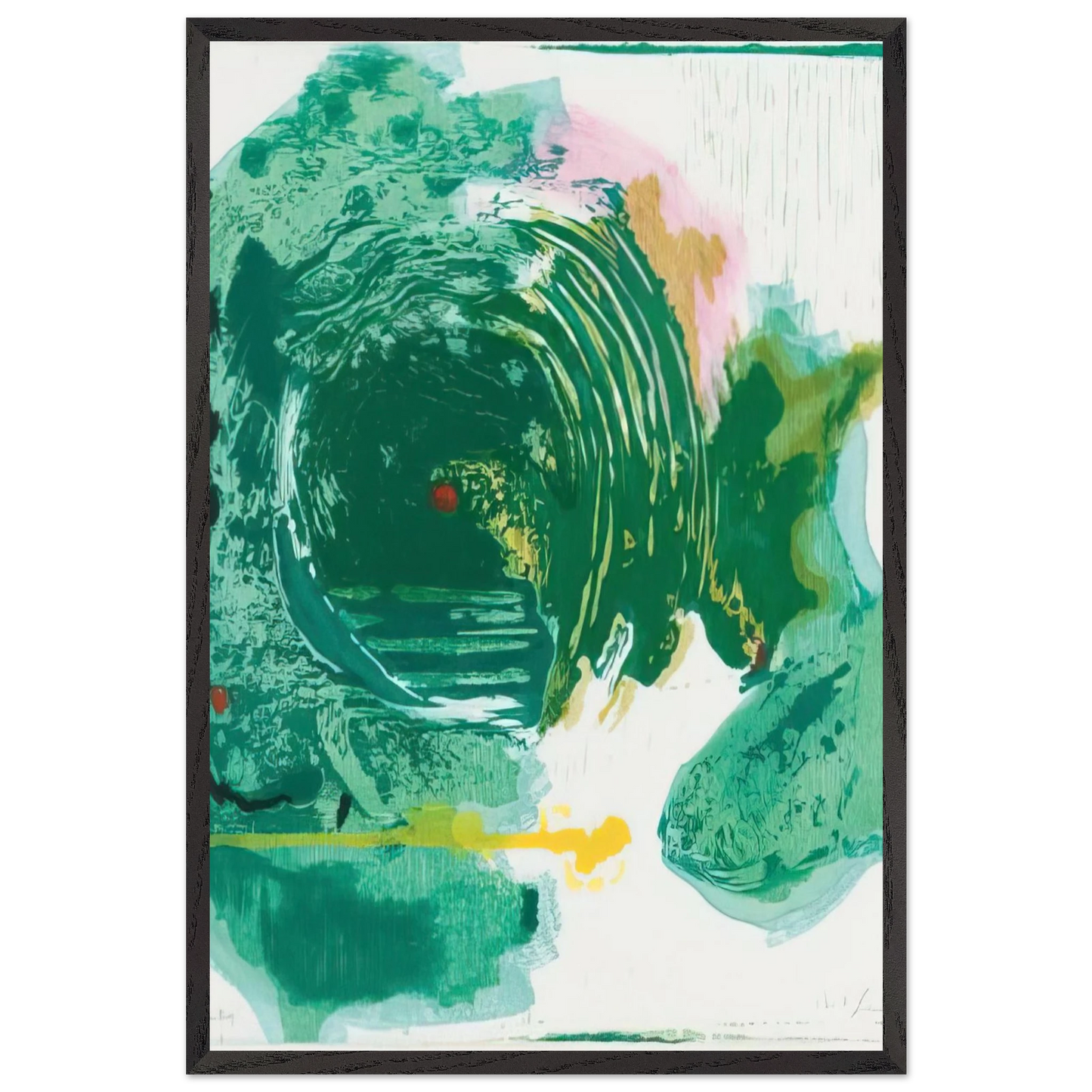 Helen Frankenthaler - Radius - 1993 Wall art - 20x50 cm / 8x20 inches - Fine Art Poster - -