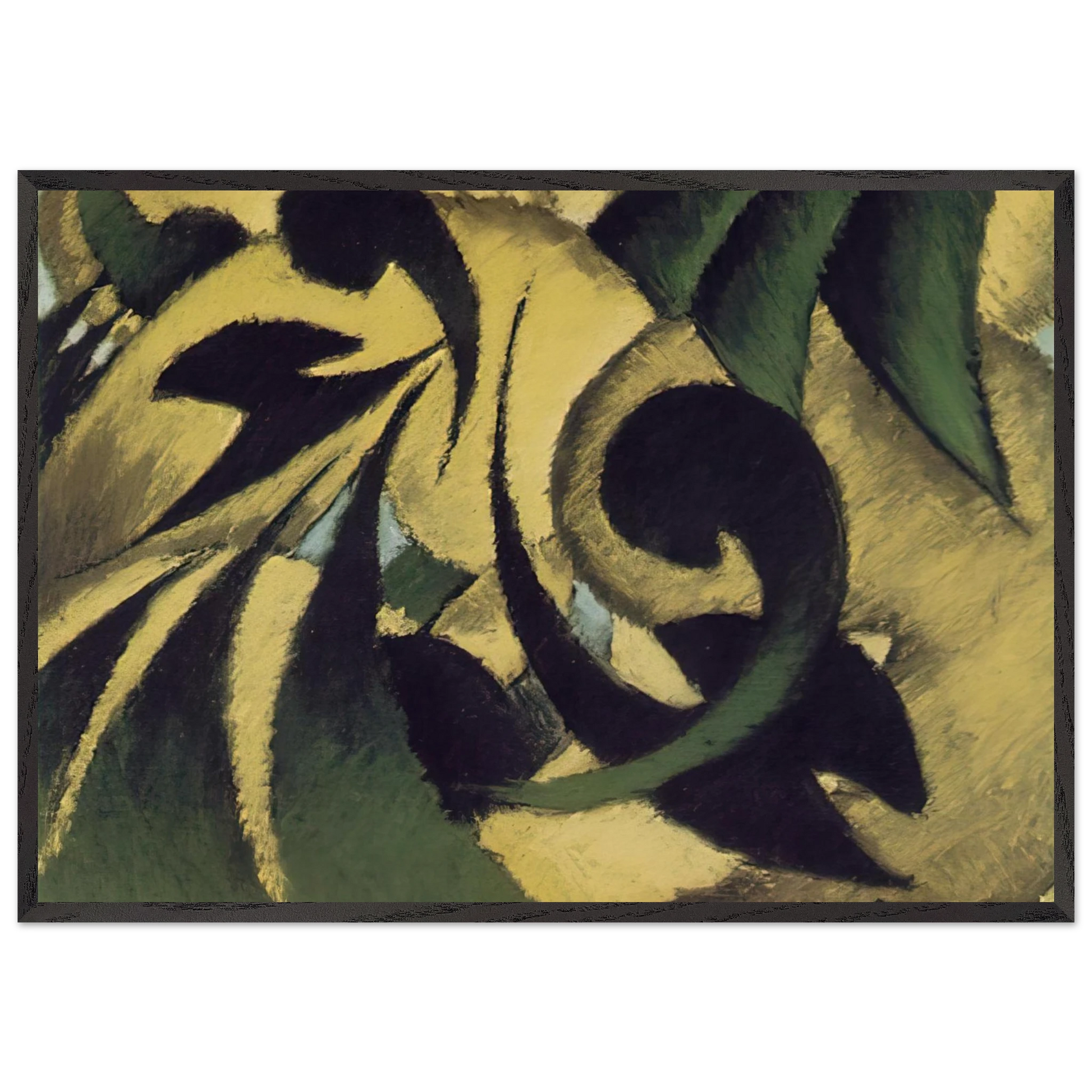 Nature Symbolized - 1911 - Arthur Dove Framed Art Print – Black Wooden Frame - Default Title - -Framed Art Print