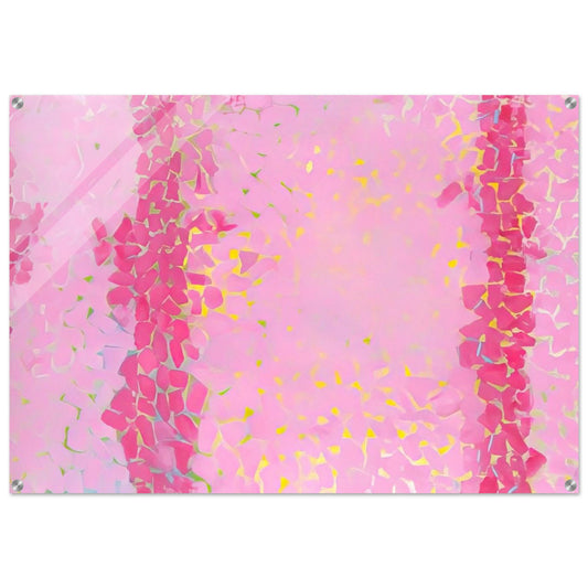 WIND AND CREPE MYRTLE CONCERTO 1973 - Alma Woodsey Thomas Acrylic Print - 70x100 cm / 28x40″ inches | Alma Woodsey Thomas Wall Art | Alma Woodsey Thomas Prints