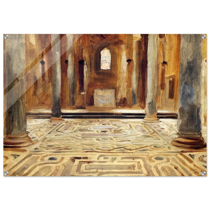A Mosque, Cairo - John Singer Sargent Acrylic Print - 70x100 cm / 28x40″ inches