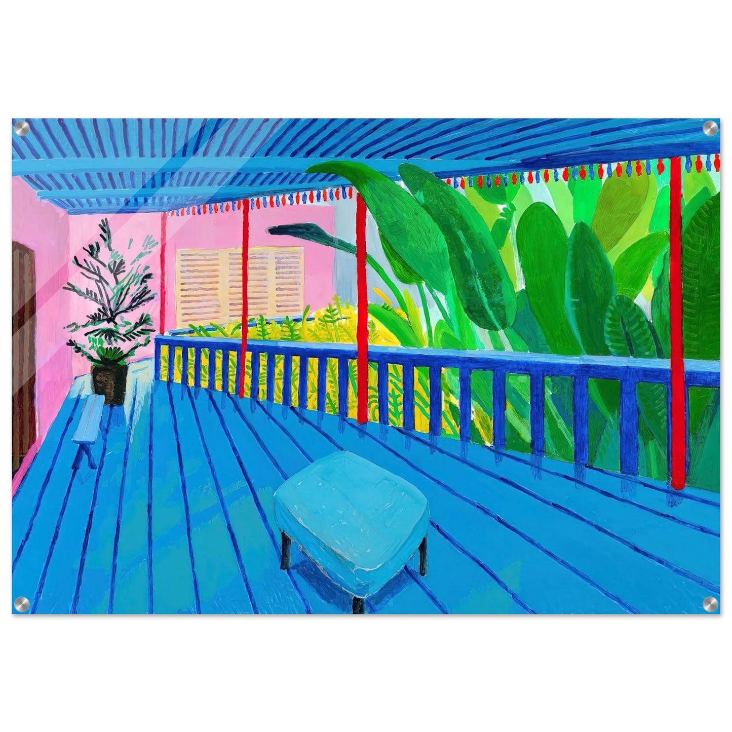 David Hockney - David Hockney Acrylic Print - 70x100 cm / 28x40″ inches | David Hockney Wall Art | David Hockney Prints
