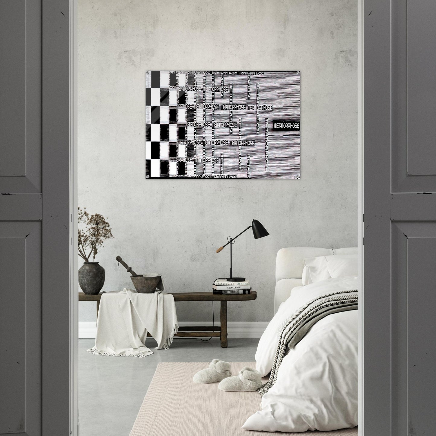 METAMORPHOSIS II EXCERPT 7 - MC Escher Acrylic Print - 70x100 cm / 28x40″ inches | MC Escher Wall Art | MC Escher Prints