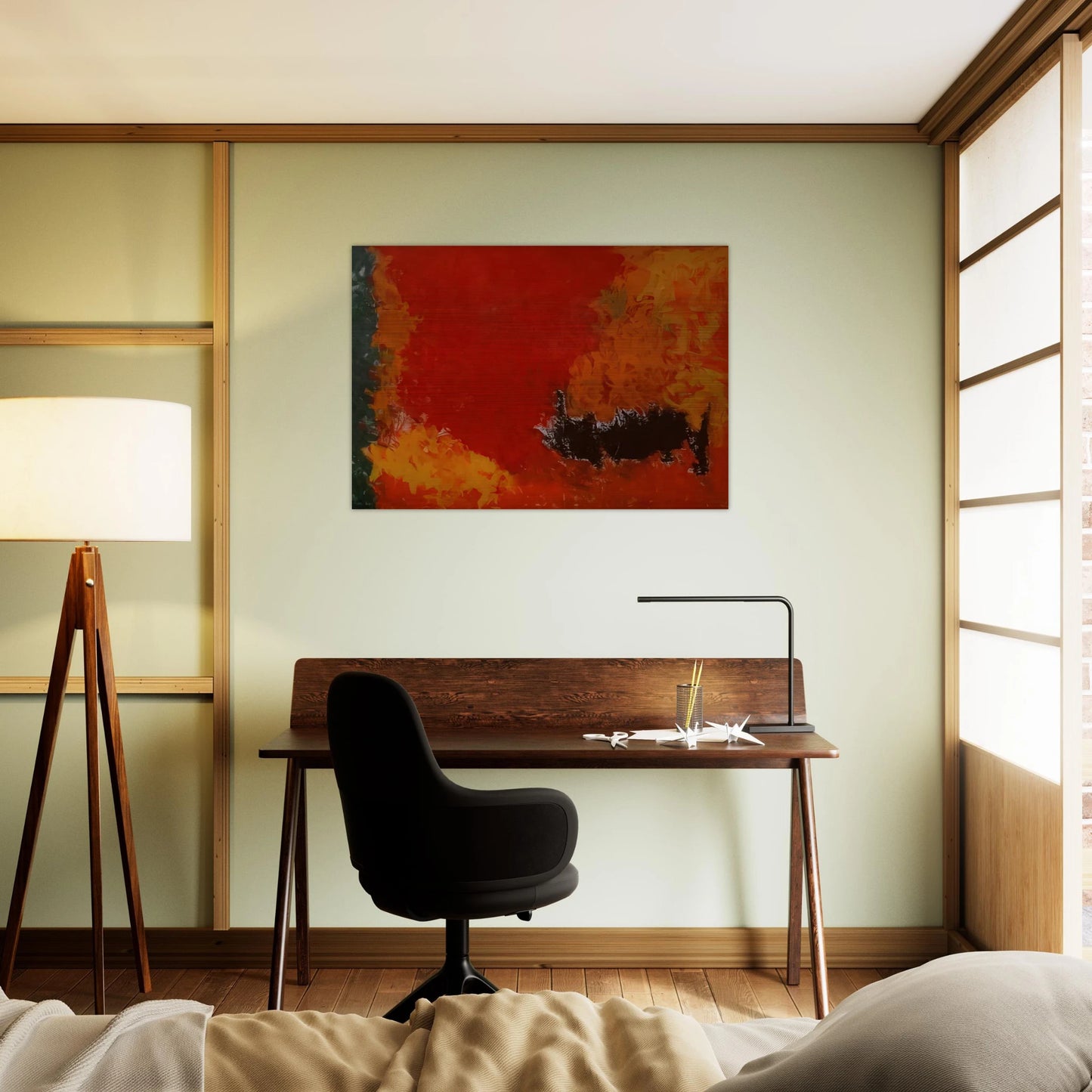 Reward #2 - 1960 - Theodoros Stamos Brushed Aluminum Print - 70x100 cm / 28x40 inches | Theodoros Stamos Aluminum Print | Theodoros Stamos Prints