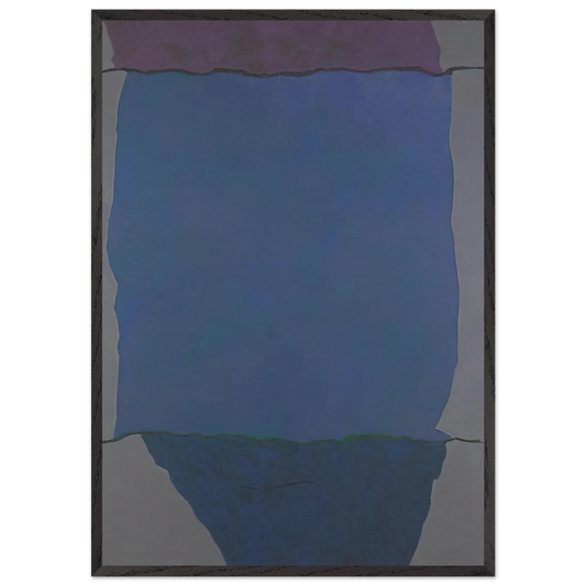 Infinity Field Lefkada Series - 1979 - Theodoros Stamos Framed Art Print – Black Wooden Frame - Default Title - -Framed Art Print