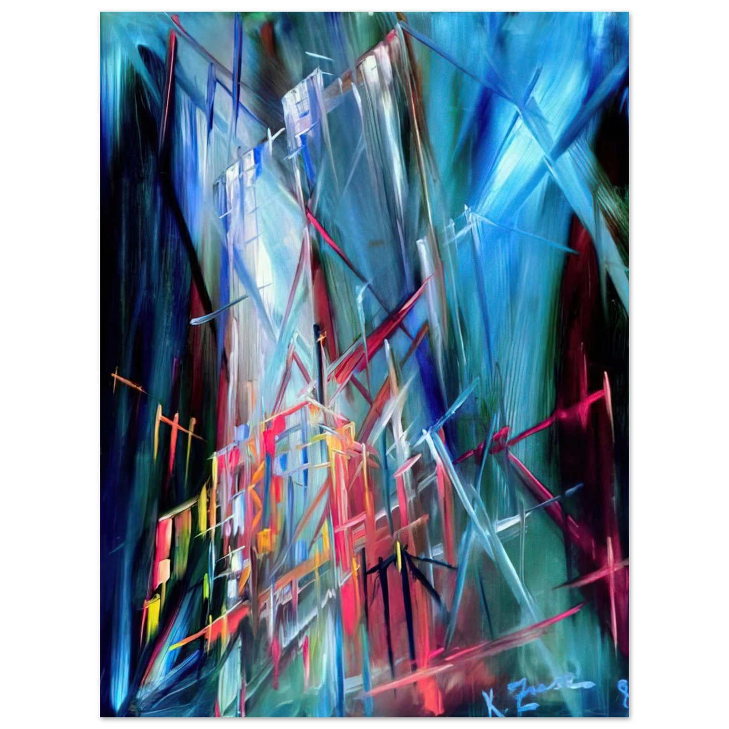 Konrad Zuse - Fantasy Fine Art Poster - Default Title