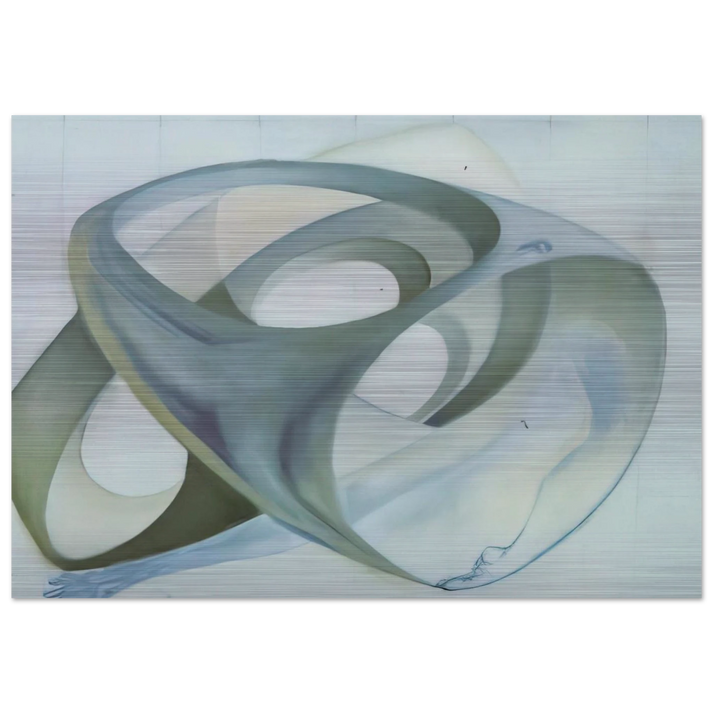TOPOLOGICAL CONTORTION OF A FEMALE FIGURE - Salvador Dali Brushed Aluminum Print - 70x100 cm / 28x40 inches | Salvador Dali Aluminum Print | Salvador Dali Prints