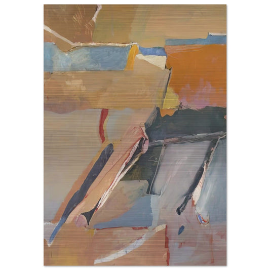 Berkeley #8 - Richard Diebenkorn Brushed Aluminum Print - 70x100 cm / 28x40 inches | Richard Diebenkorn Aluminum Print | Richard Diebenkorn Prints