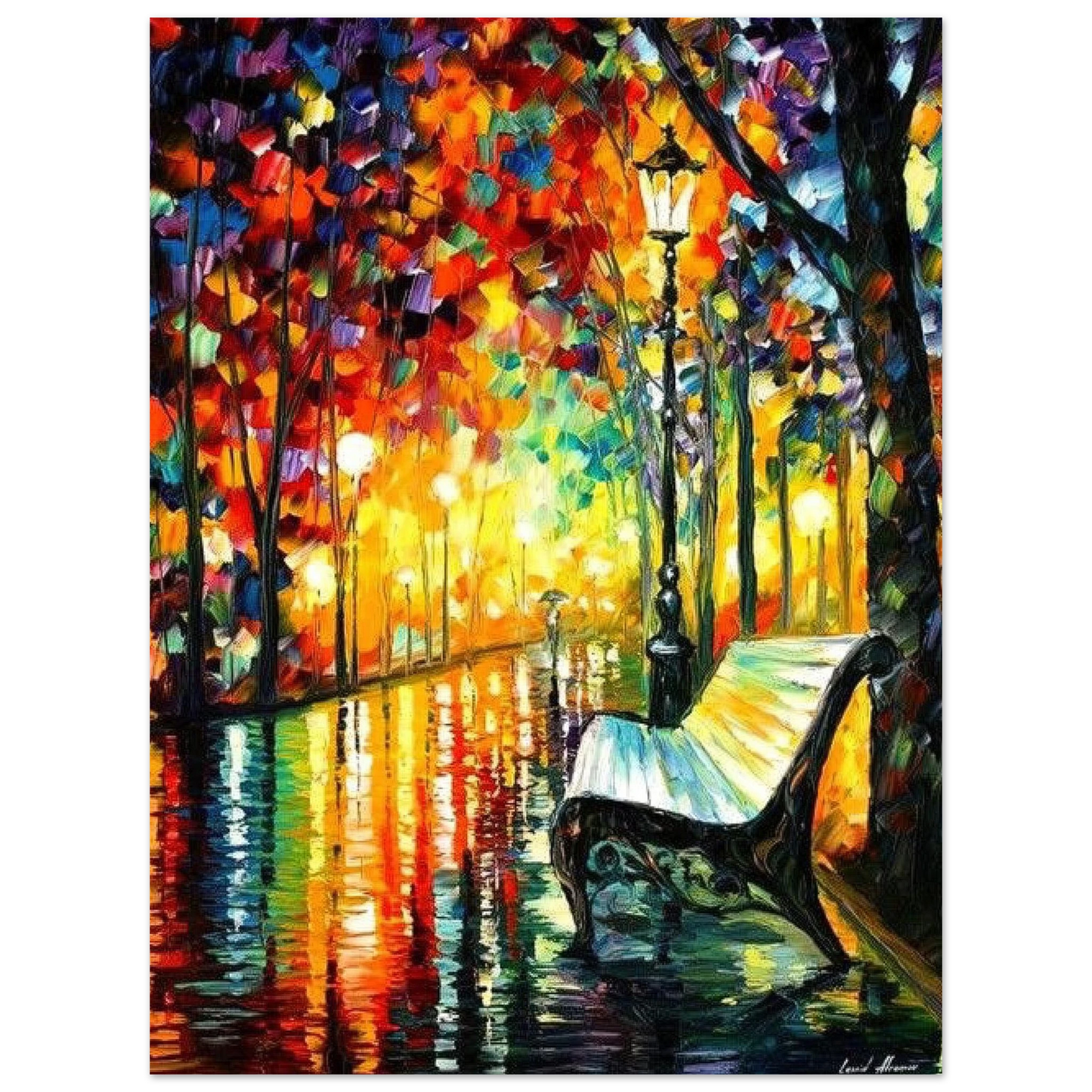 Leonid Afremov - Leonid Afremov Fine Art Poster - 13x18 cm / 5x7 inches