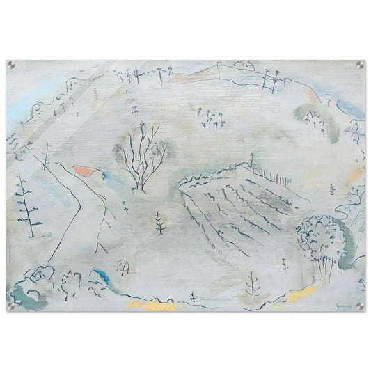 Composition à la carte de France - 1931 - John Ferren Acrylic Print - 70x100 cm / 28x40″ inches