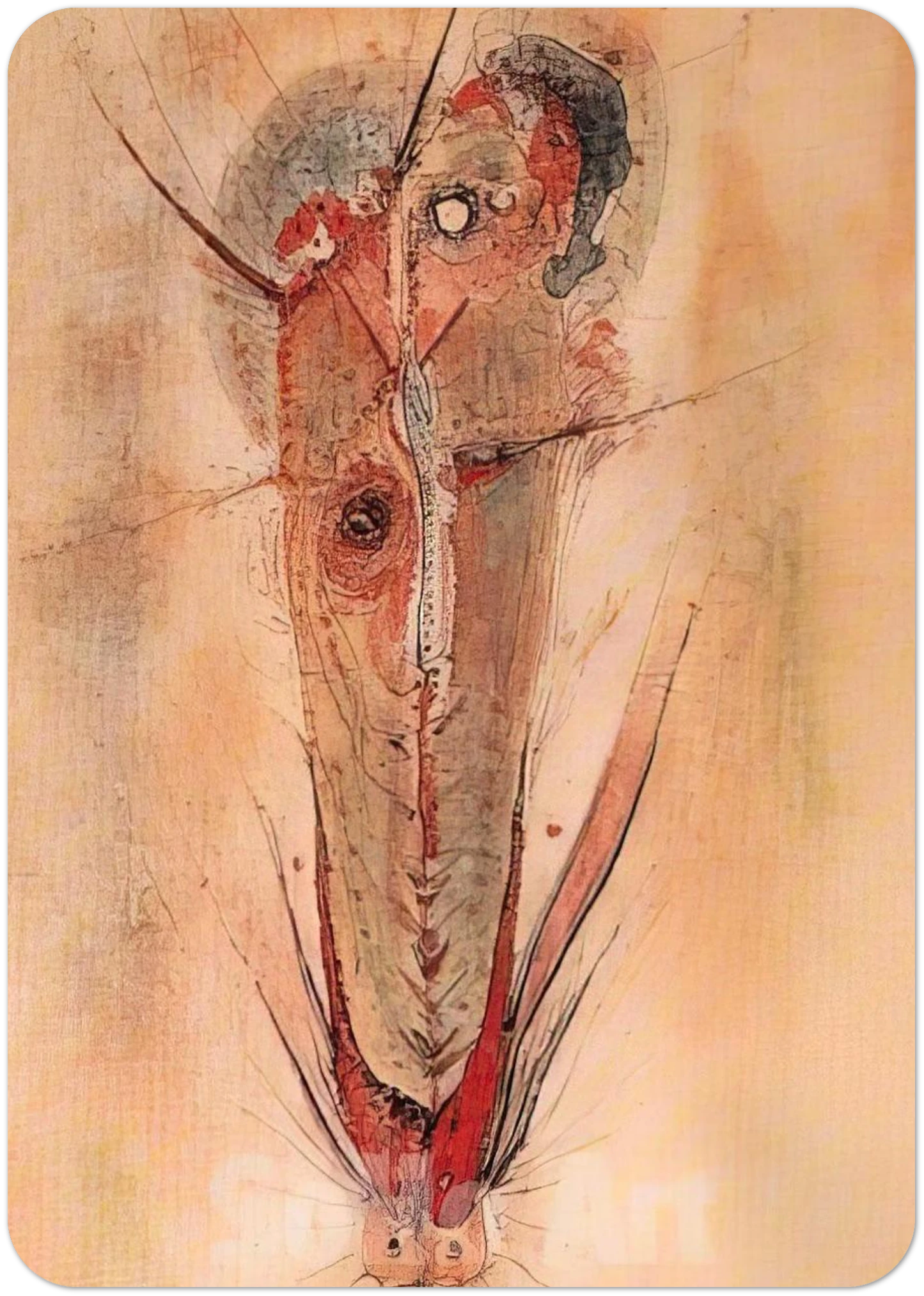 Don Juan - 1944 By Wols Pack of 10 Post Cards | Wols Post Cards | A6 (10.5 x 14.8 cm) - 4.1 x 5.8 inches