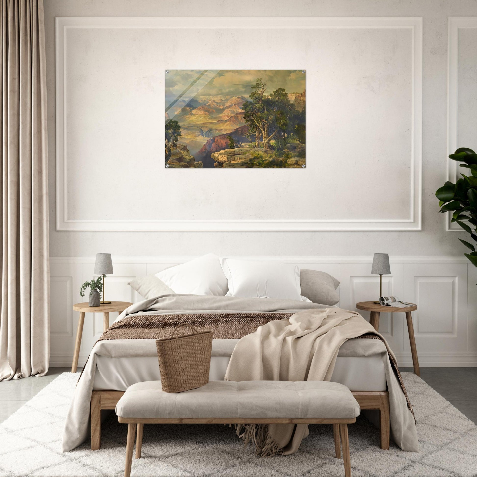 Grand Canyon from Hermit Rim Road - Thomas Moran Acrylic Print - 70x100 cm / 28x40″ inches