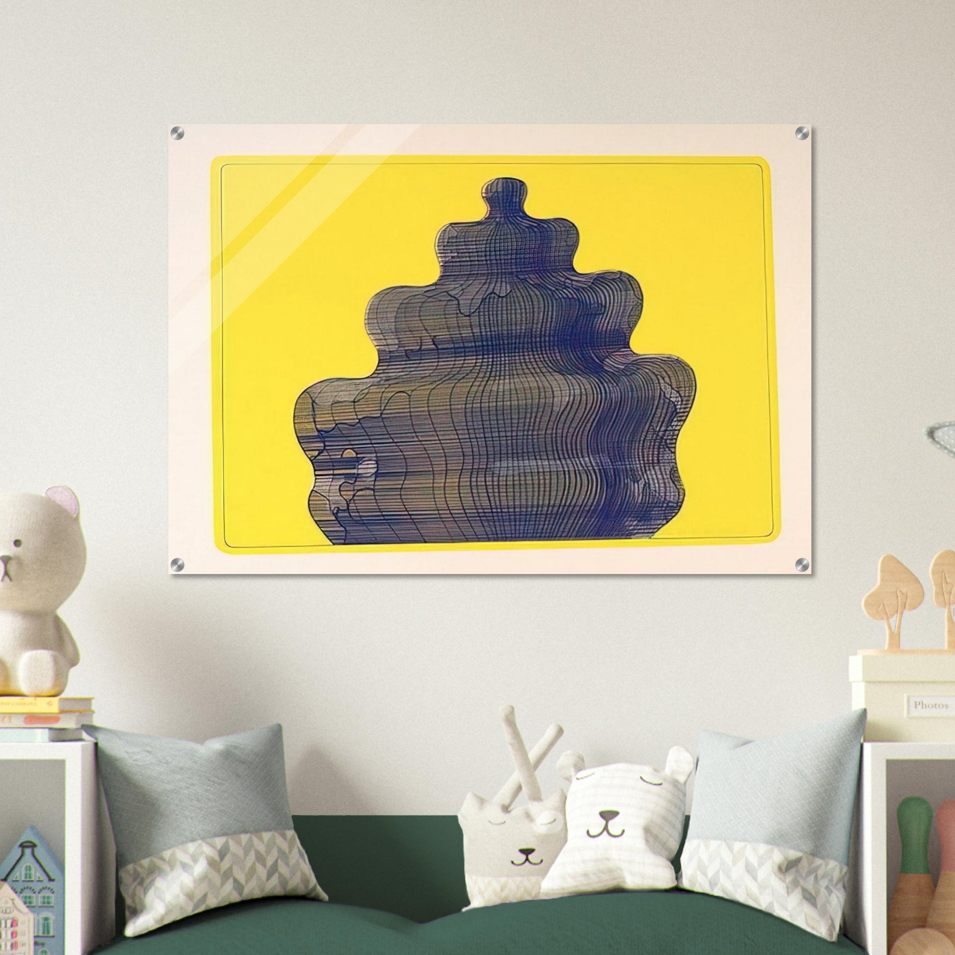 Torte in der Sonne Fancy-Cake In the Sun - 1970 - Dieter Roth Acrylic Print - 70x100 cm / 28x40″ inches | Dieter Roth Wall Art | Dieter Roth Prints