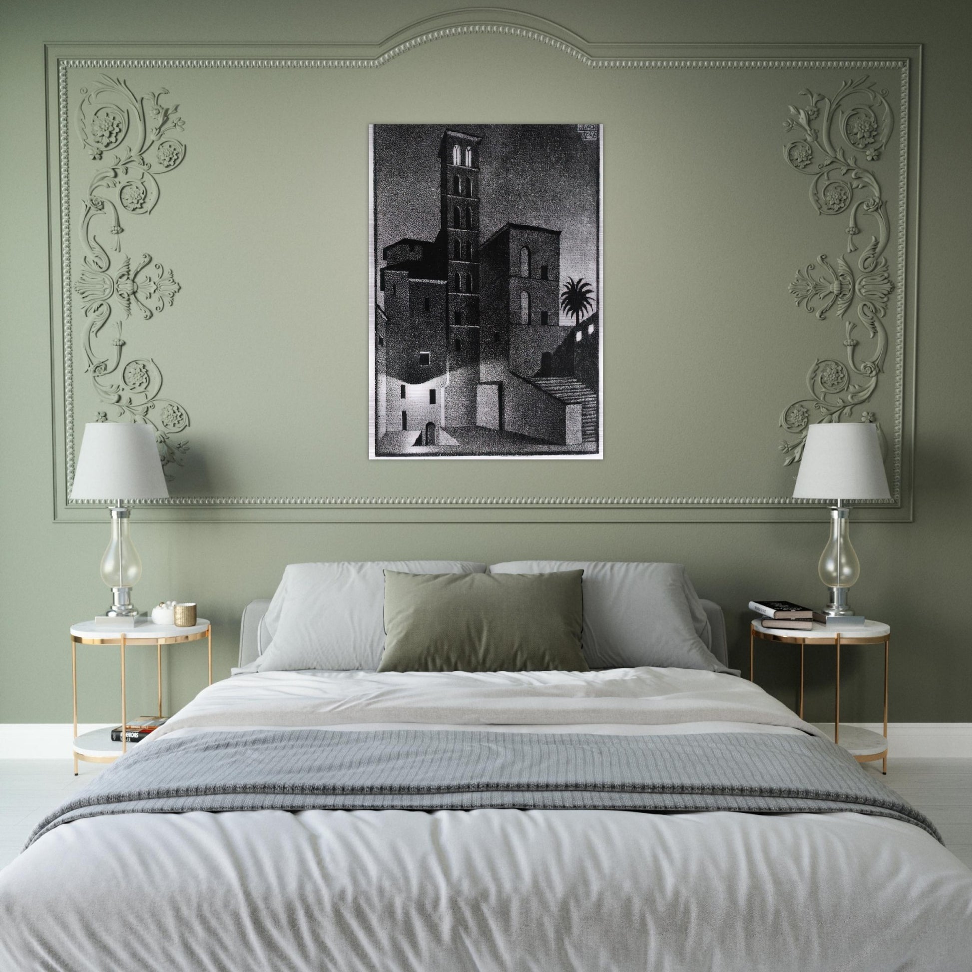 ESCHER (27) - MC Escher Brushed Aluminum Print - 70x100 cm / 28x40 inches | MC Escher Aluminum Print | MC Escher Prints