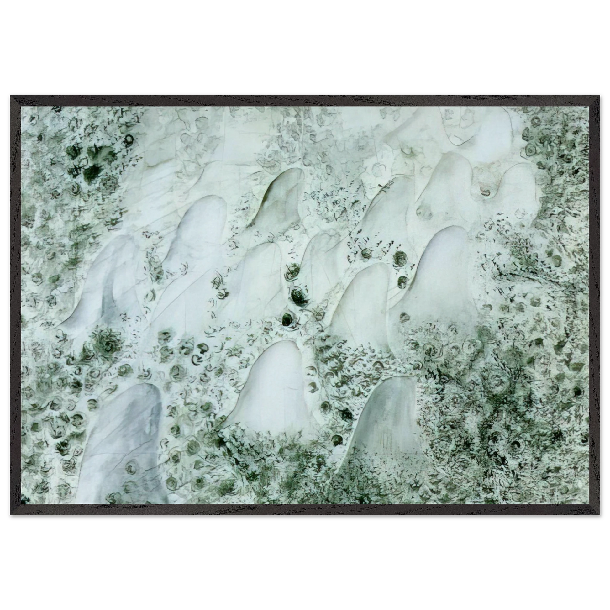 STUDY FOR DEOXYRIBONUCLEIC ACID ARABS 1 - Salvador Dali Framed Art Print – Black Wooden Frame - Default Title - -Framed Art Print