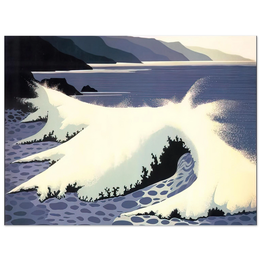 Eyvind Earle - The White Wave Fine Art Poster - Default Title