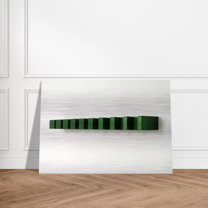 Untitled - 1974 - Donald Judd Brushed Aluminum Print - 70x100 cm / 28x40 inches | Donald Judd Aluminum Print | Donald Judd Prints