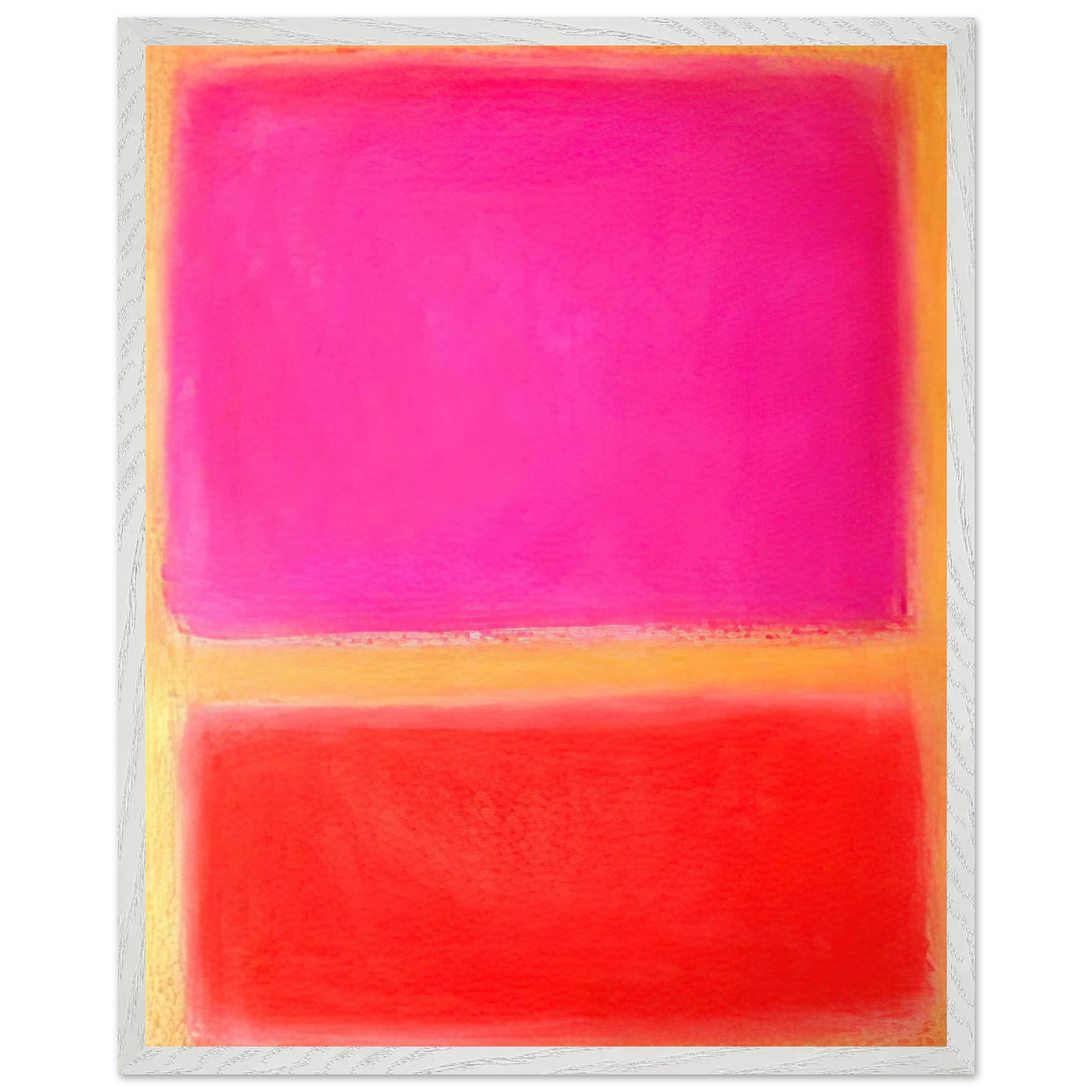 Helen Frankenthaler - Untitled - Color Field Painting Wall art - 60x90 cm / 24x36 inches - Premium Wooden Framed Poster With Fine Art Paper - Wood frame