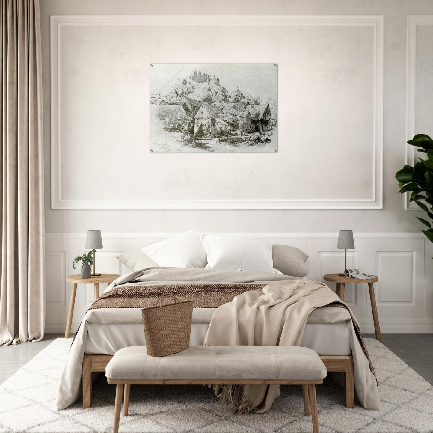 Engelsburg - John Singer Sargent Acrylic Print - 70x100 cm / 28x40″ inches