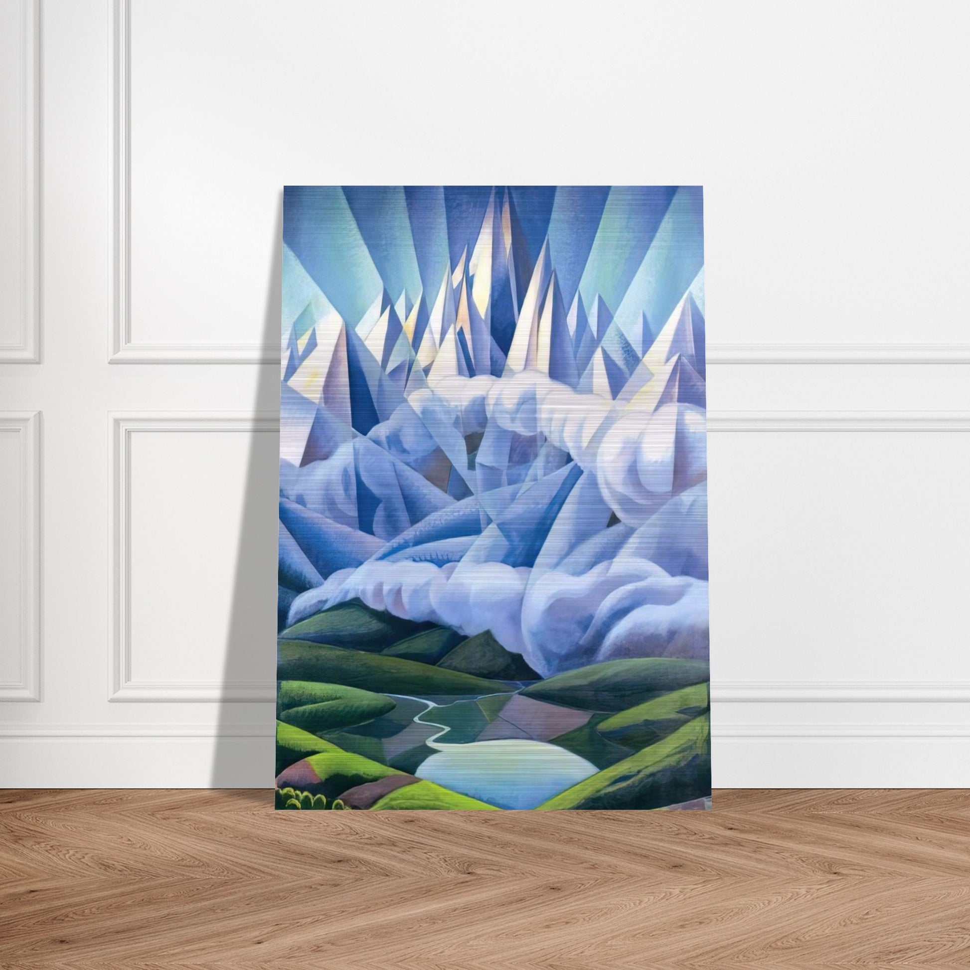 Forme ascenzionali o Forze ascenzionali - 1930 - Gerardo Dottori Brushed Aluminum Print - 70x100 cm / 28x40 inches | Gerardo Dottori Aluminum Print | Gerardo Dottori Prints