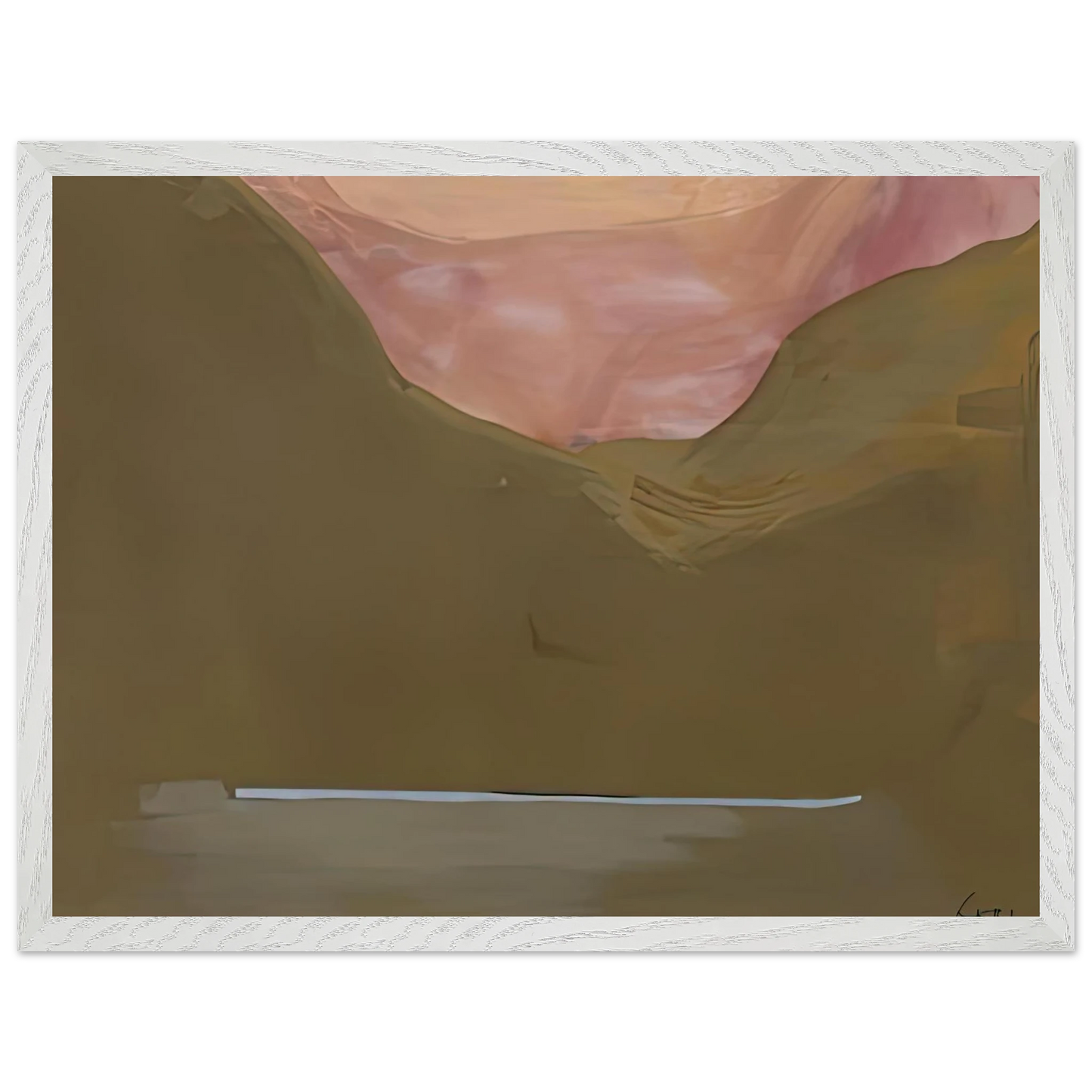 Helen Frankenthaler - Burnt Norton, 1972- Wall Art - 60x80 cm / 24x32 inches - Fine Art Poster - -