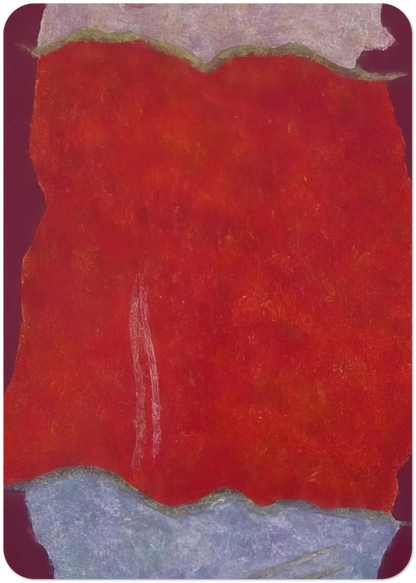 Infinity Field, Lefkada Series I - 1980 By Theodoros Stamos Pack of 10 Post Cards | Theodoros Stamos Post Cards | A6 (10.5 x 14.8 cm) - 4.1 x 5.8 inches