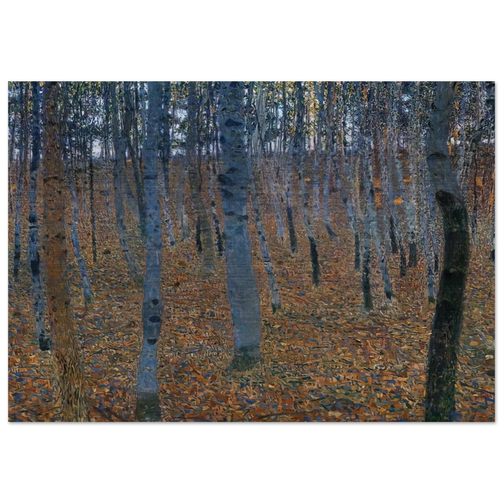 BEECH GROVE I - Gustav Klimt Brushed Aluminum Print - 70x100 cm / 28x40 inches | Gustav Klimt Aluminum Print | Gustav Klimt Prints