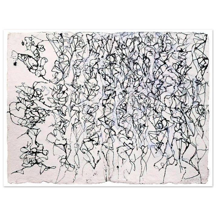 Brice Marden - Don't Bungle the Jungle - 1989  75x100 cm / 30x40inches Fine Art Poster