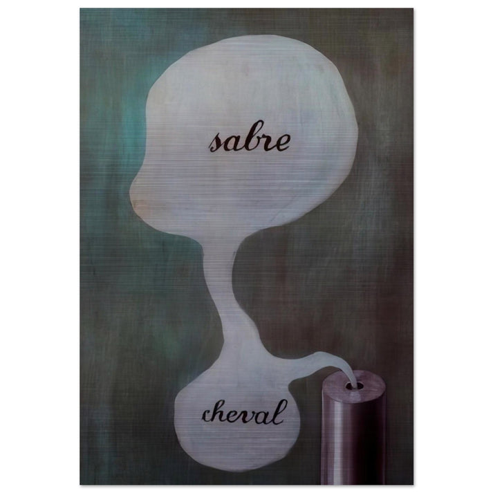 THE TREE OF KNOWLEDGE 1929 - Rene Magritte Brushed Aluminum Print - 70x100 cm / 28x40 inches | Rene Magritte Aluminum Print | Rene Magritte Prints