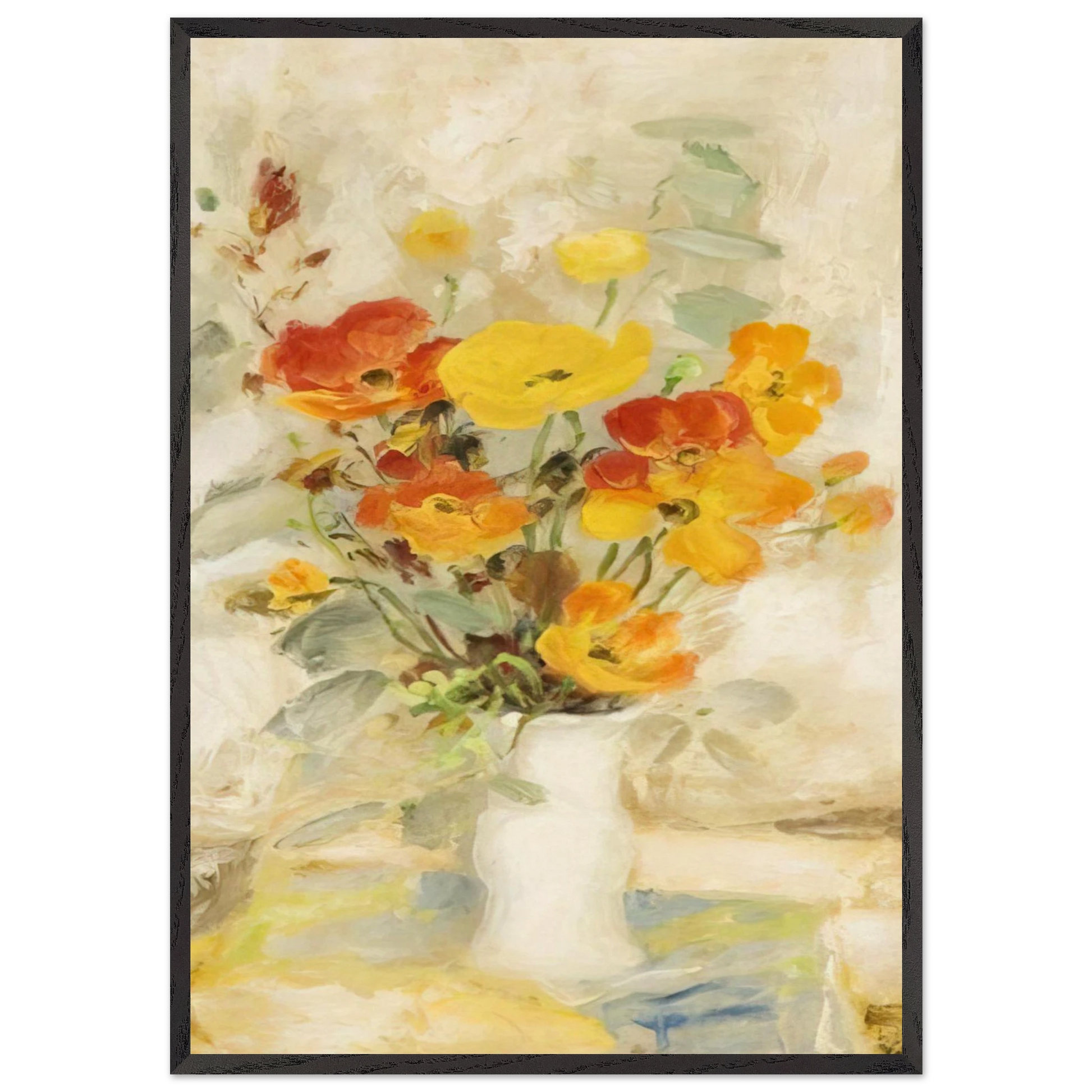 Les Poppies - Post-Impressionism - Le Pho Framed Art Print – Black Wooden Frame - Default Title - -Framed Art Print