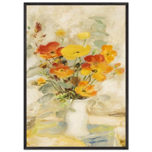 Les Poppies - Post-Impressionism - Le Pho Framed Art Print – Black Wooden Frame - Default Title - -Framed Art Print