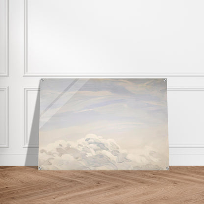 Study for Clouds I - 1979 - Neil Welliver Acrylic Print - 70x100 cm / 28x40″ inches | Neil Welliver Wall Art | Neil Welliver Prints