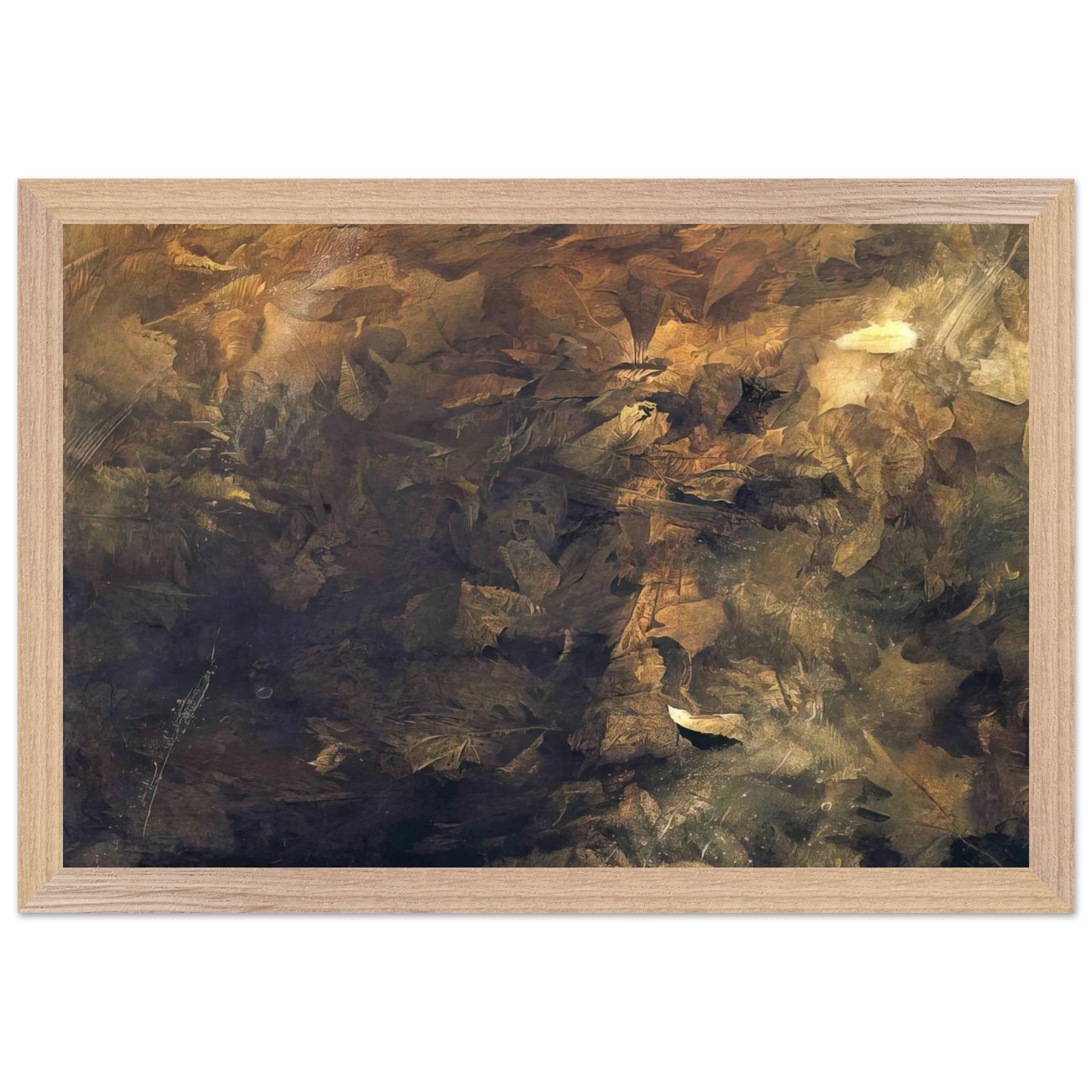 Andrew Wyeth - THIN ICE Wall Art - 30x40 cm / 12x16 inches - Premium Wooden Framed Poster With Fine Art Paper - White frame