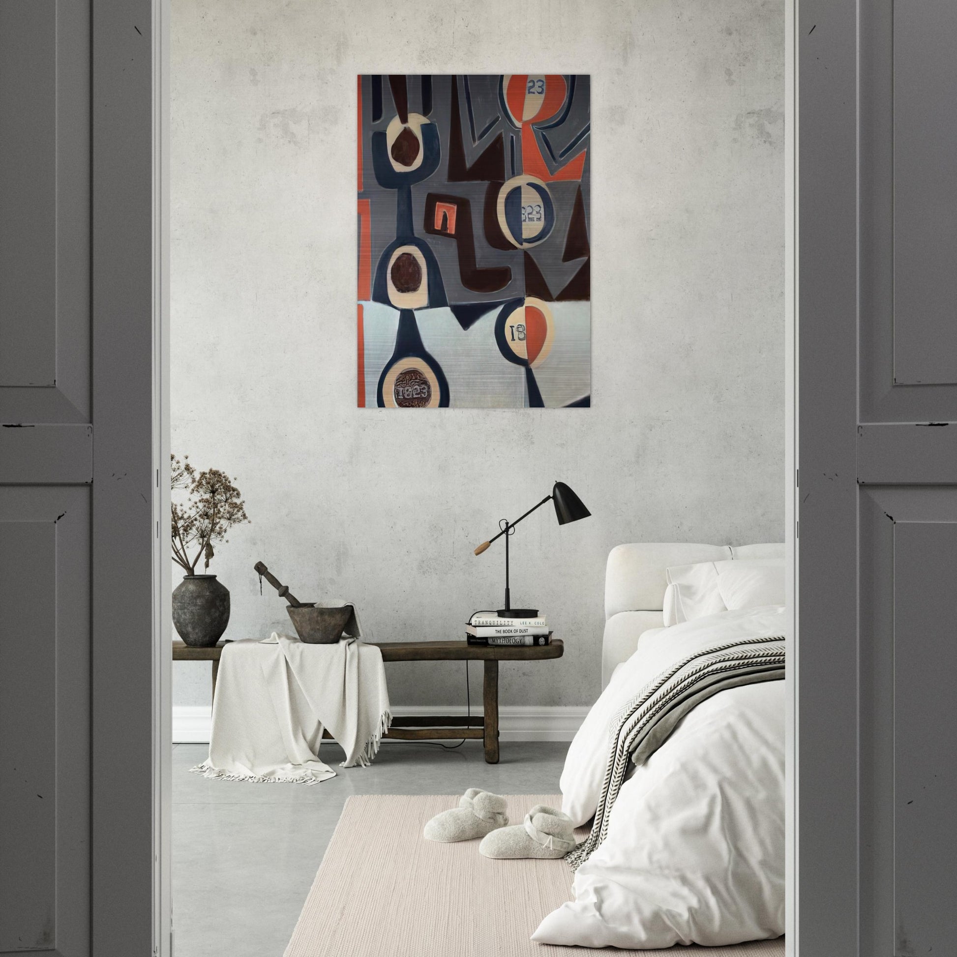 1823 - 2008 United States - Will Barnet Brushed Aluminum Print - 70x100 cm / 28x40 inches | Will Barnet Aluminum Print | Will Barnet Prints