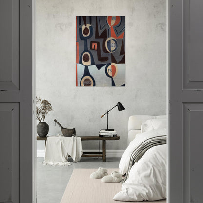 1823 - 2008 United States - Will Barnet Brushed Aluminum Print - 70x100 cm / 28x40 inches | Will Barnet Aluminum Print | Will Barnet Prints