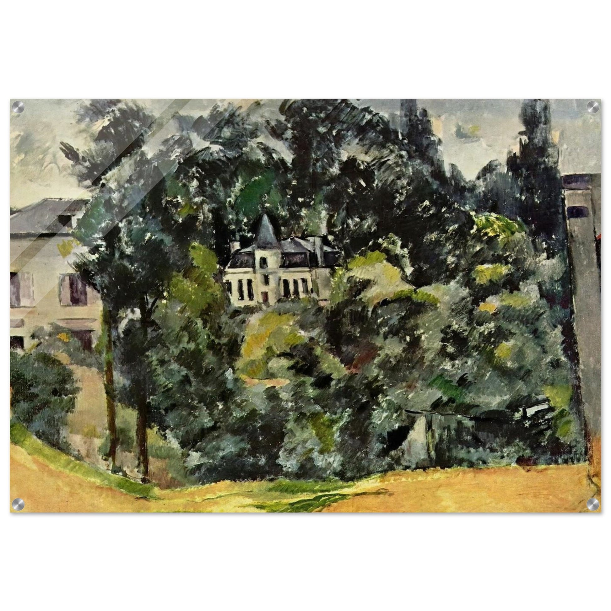 Castle of Marines - Paul Cézanne Acrylic Print - 70x100 cm / 28x40″ inches