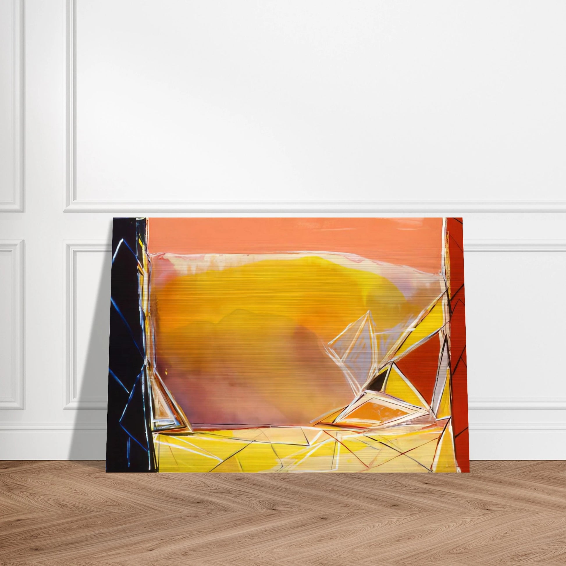 Thunder For Camille Pissarro - 1986 - Ronnie Landfield Brushed Aluminum Print - 70x100 cm / 28x40 inches | Ronnie Landfield Aluminum Print | Ronnie Landfield Prints