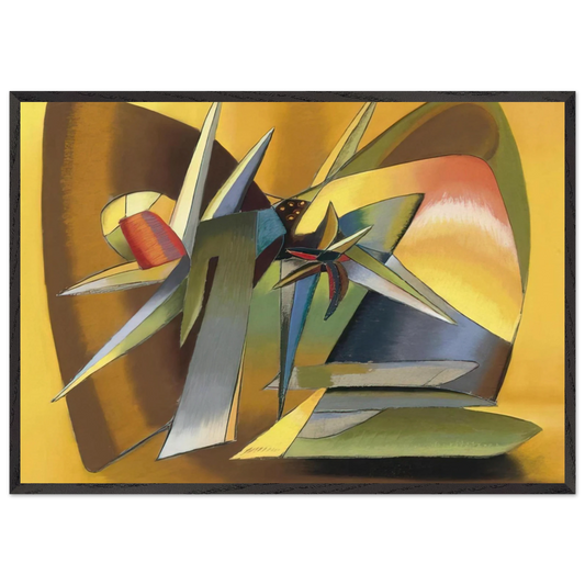 The Desert - 1938 - John Ferren Framed Art Print – Black Wooden Frame - Default Title - -Framed Art Print