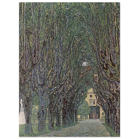 Gustav Klimt - AVENUE OF SCHLOSS KAMMER PARK Fine Art Poster - Default Title