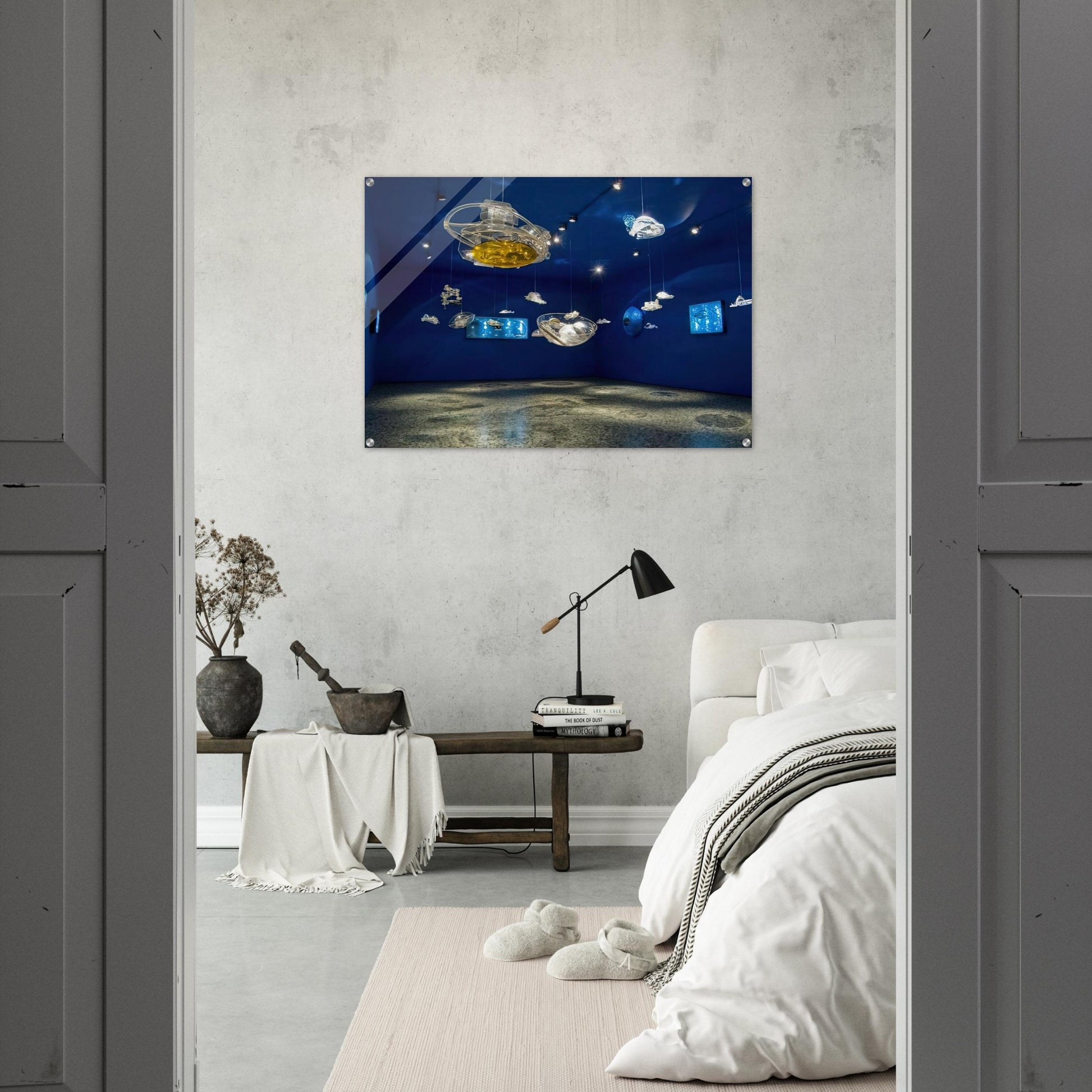 Hydrospatial Cities - 2009 - Gyula Kosice Acrylic Print - 70x100 cm / 28x40″ inches | Gyula Kosice Wall Art | Gyula Kosice Prints